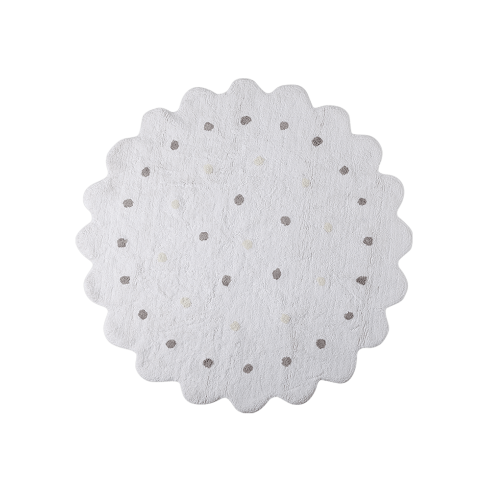 Tapis Galletita White Ø 140 Cm