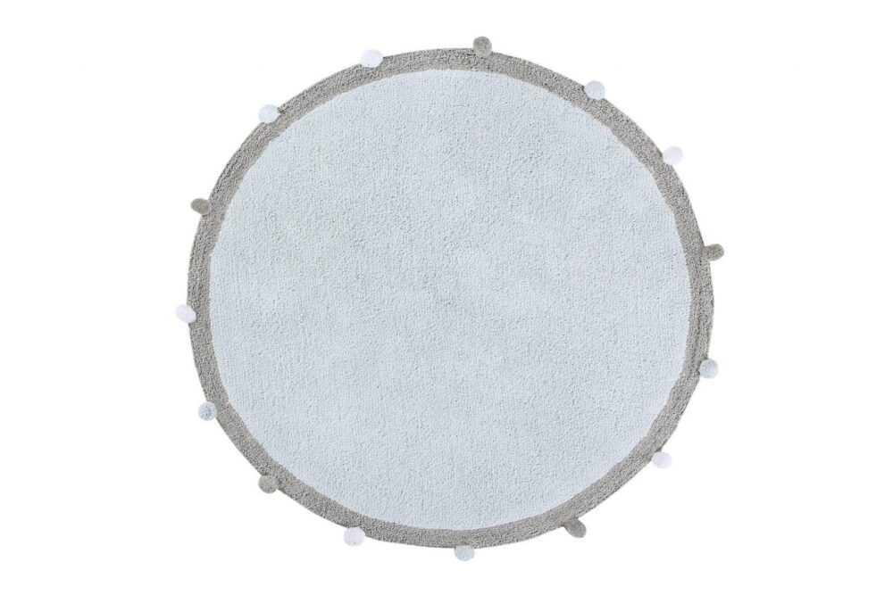 Tapis Bubbly Soft Blue Ø 120 Cm