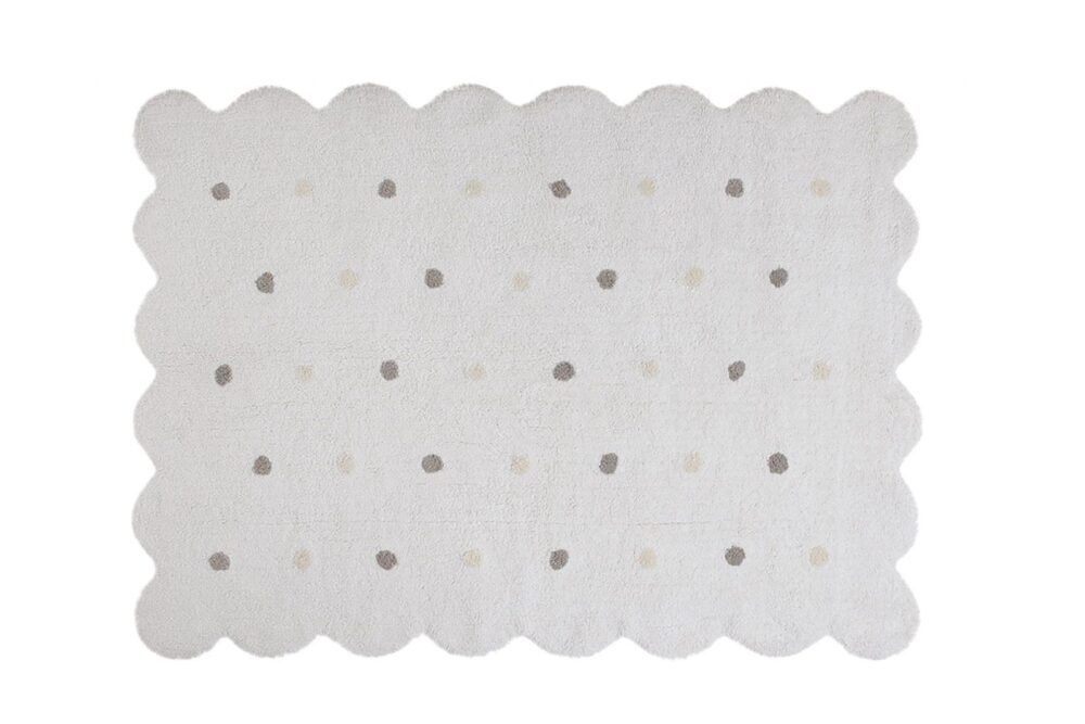 Tapis Lorena Canals Galleta Blanc 120 x 160 cm