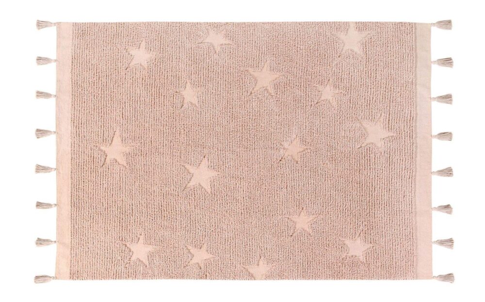 Tapis Lorena Canals Hippy Stars Vintage Nude 120 x 175 Cm