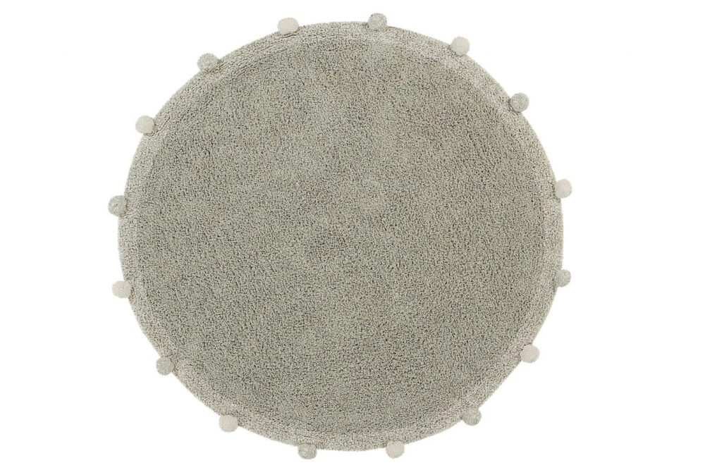 Tapis Bubbly Natural Olive Ø 120 cm