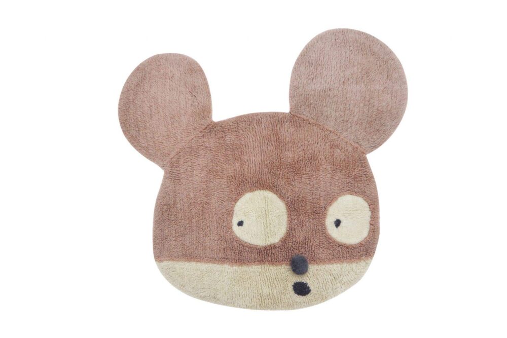 Tapis en laine Lorena Canals Miss Mighty Mouse 100x120 cm
