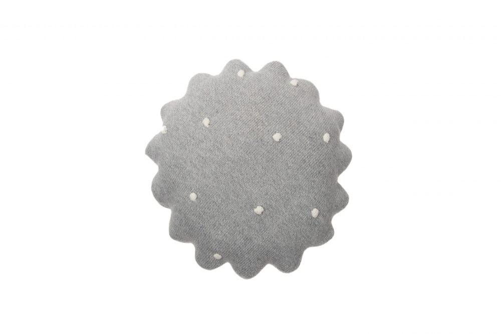 Oreiller Biscuit Grey 25 x 25 cm