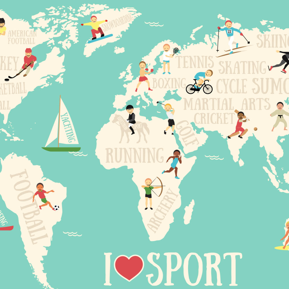 "Carte "J'aime le sport