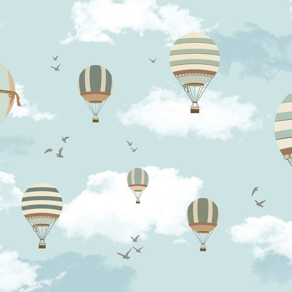 Ballons bleus