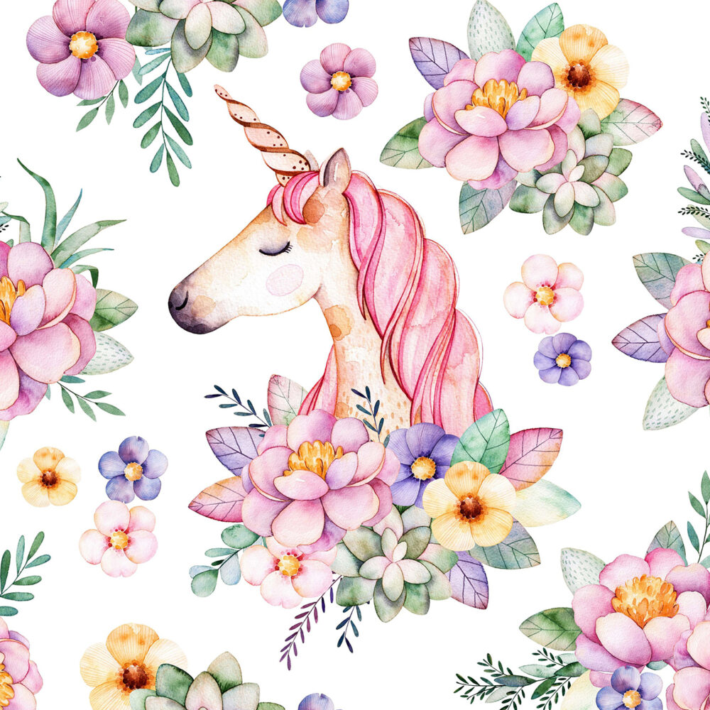 Une licorne en fleur