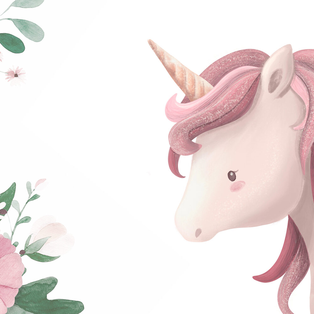 Licorne rose