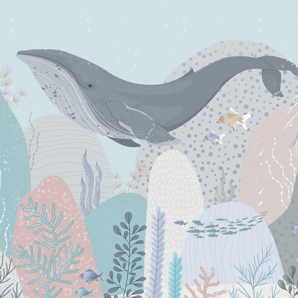Une baleine dans l'océan