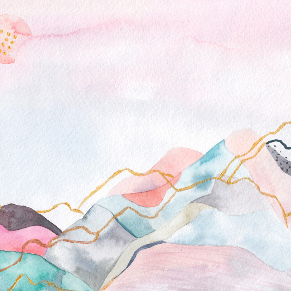 Les montagnes roses